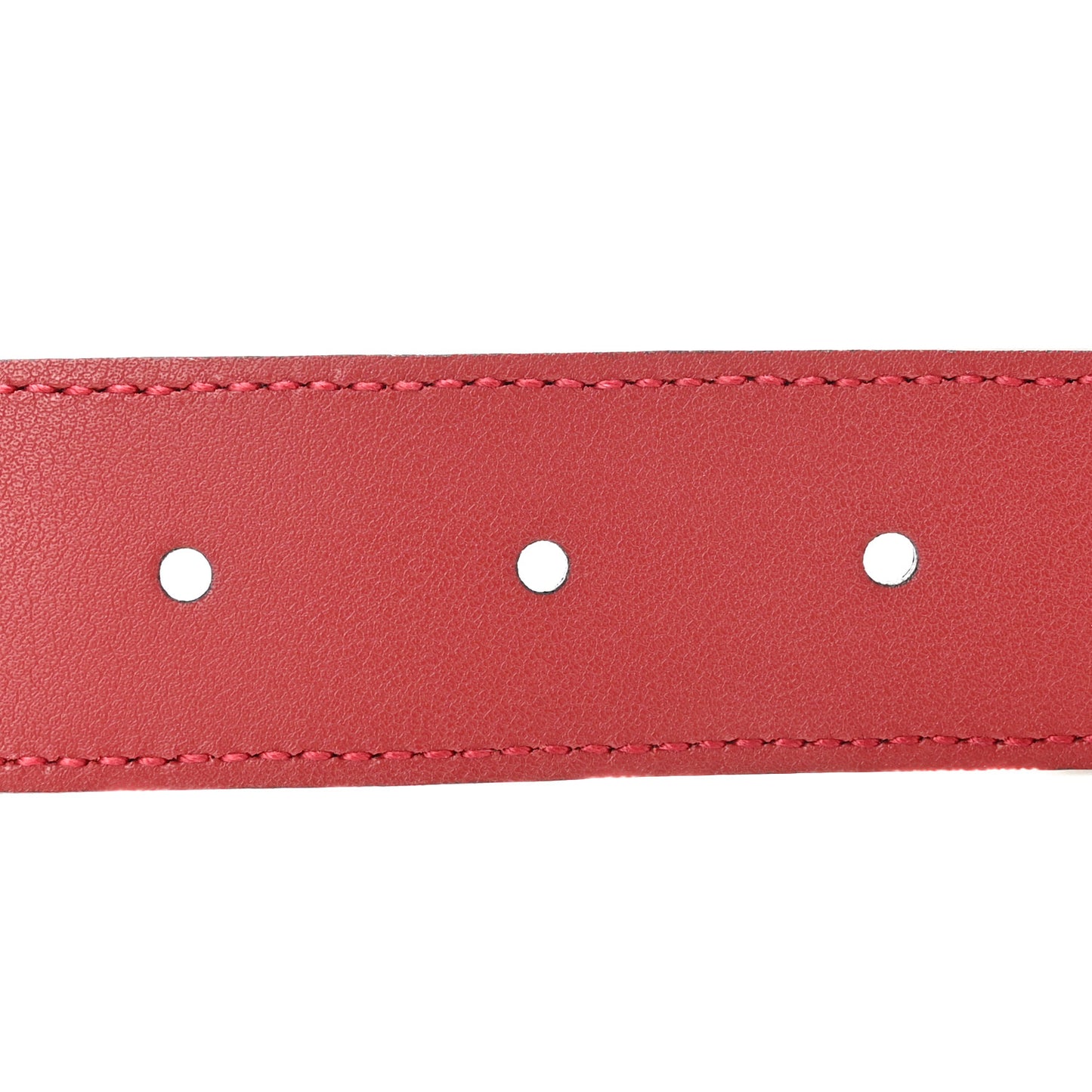 GG Supreme Enamel Double G 30mm Belt 85 34 Black New Cherry Red