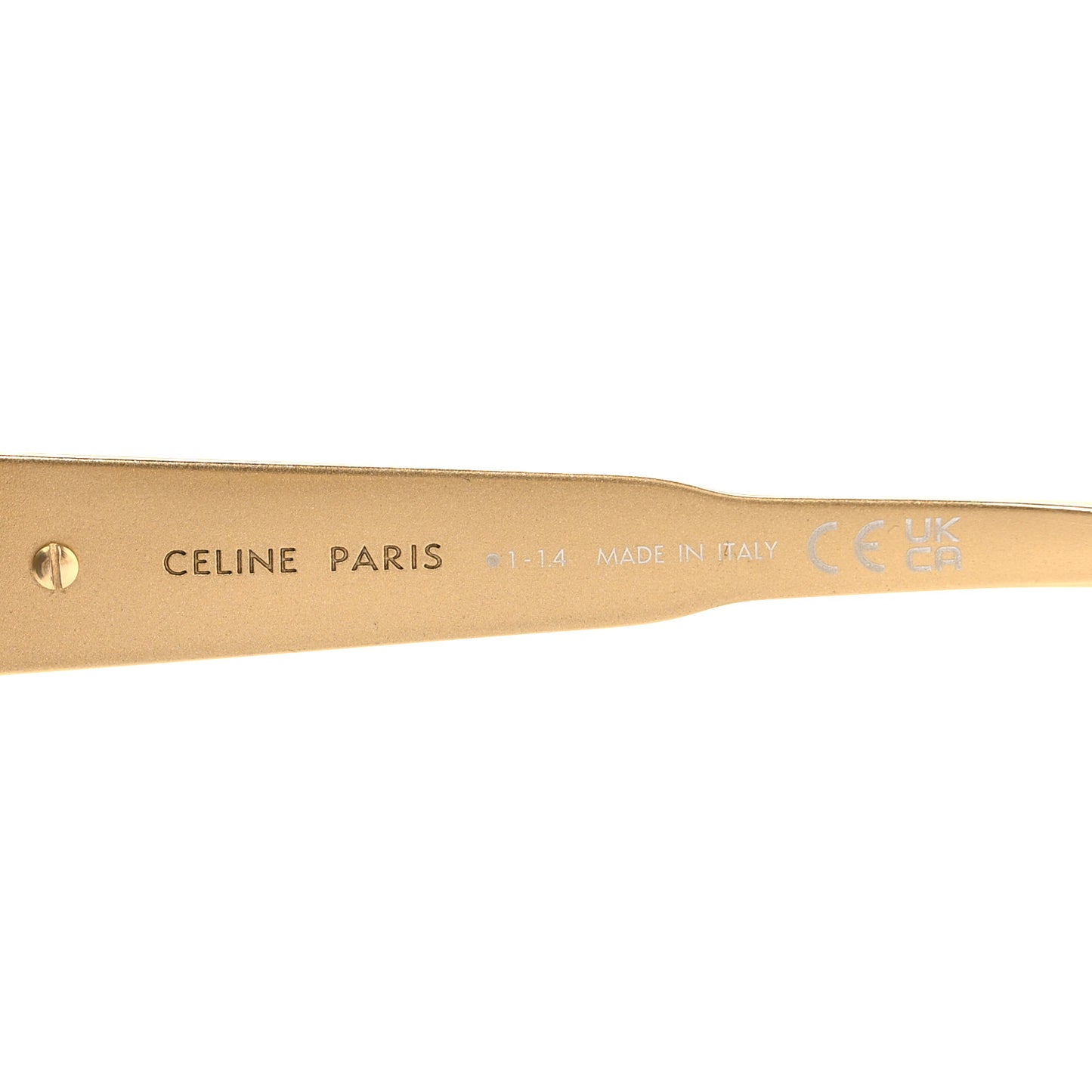 Metal Triomphe 01 Sunglasses CL40235U Gold Green