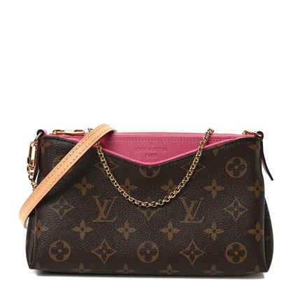 Louis Vuitton Monogram Pallas Clutch Rose Fizzy 1 of 8