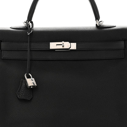 Hermes Togo Kelly Retourne 35 Black 8 of 10