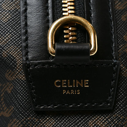 Celine Triomphe Canvas Medium Voyage Duffle Black 5 of 8