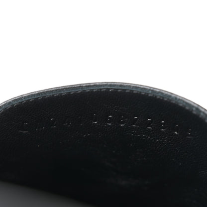 Hermes Calfskin Fringe Oz Mules 38.5 Black 9 of 10
