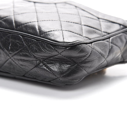 Chanel Lambskin Quilted CC Tassel Camera Case Black 9 of 11