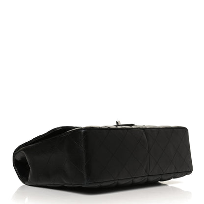 Chanel Lambskin Quilted Jumbo Flap Bijoux Chain Black 3 of 10