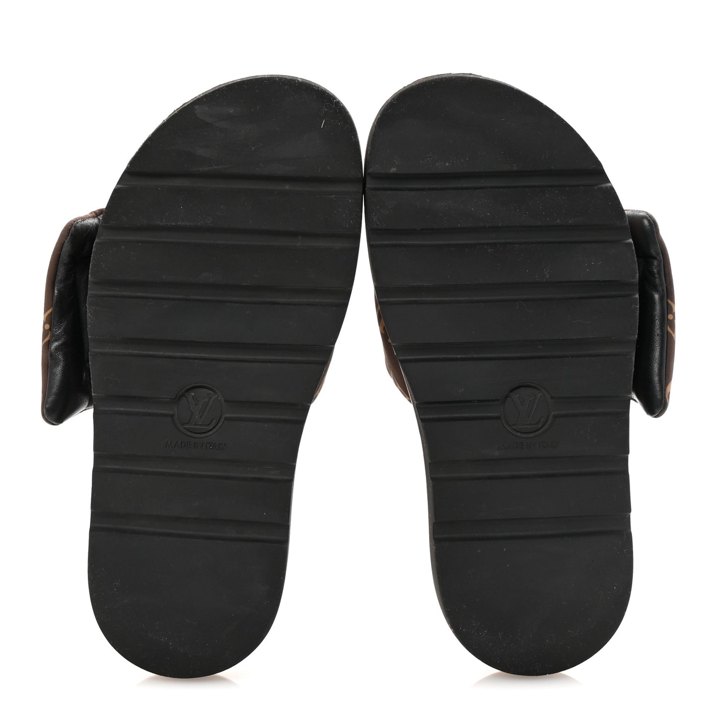 Nylon Monogram Pool Pillow Comfort Mule 39 Cacao Brown