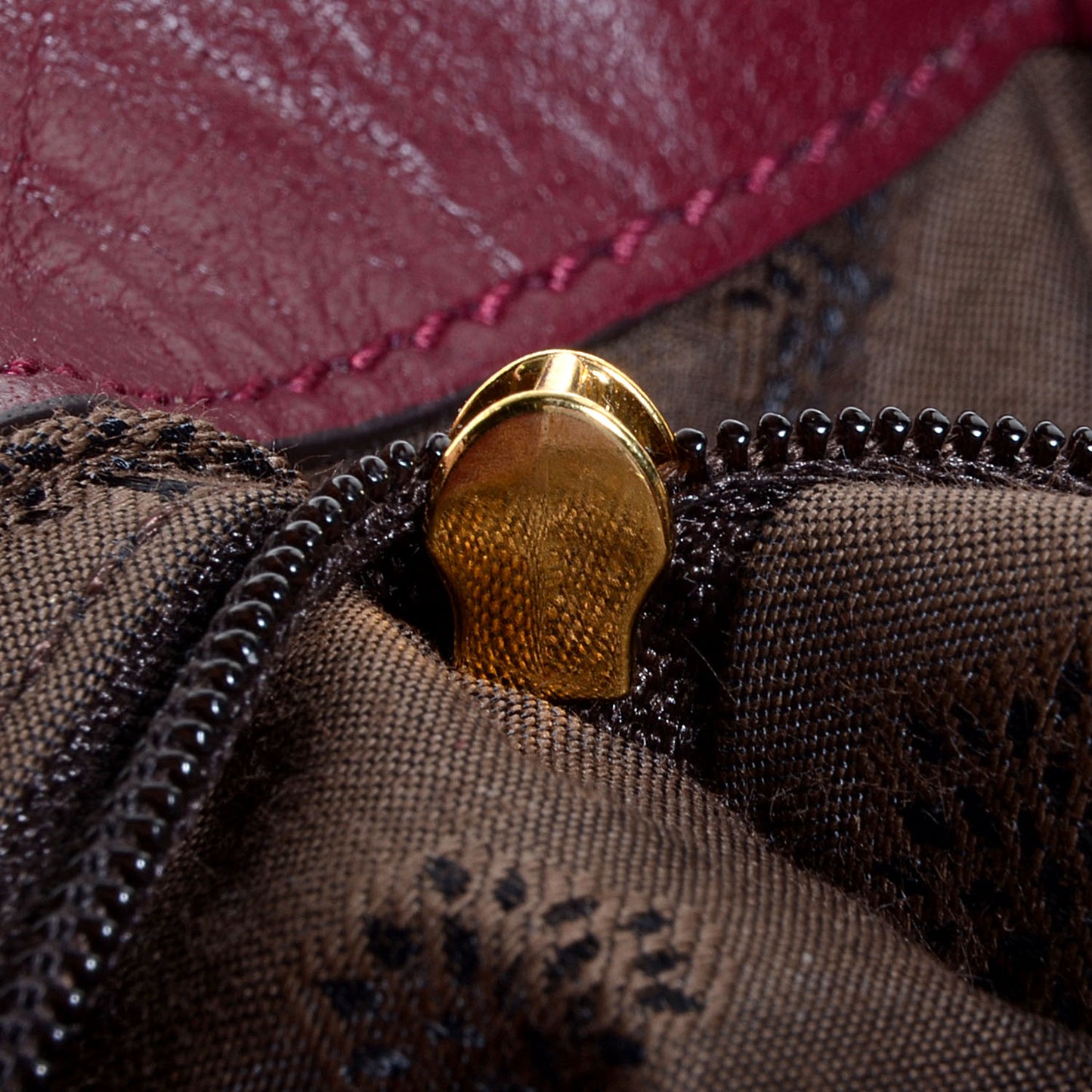 Soft Buffalo Leather Oversized Alexa Oxblood