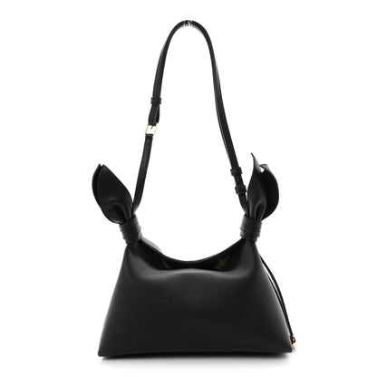 Loewe Smooth Calfskin Mini Scarf Shoulder Bag Black 1 of 10