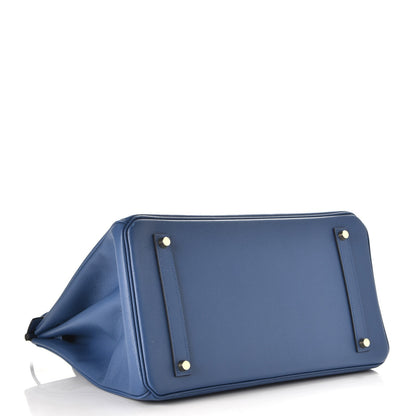 Hermes Epsom Birkin 35 Bleu Agate 5 of 45