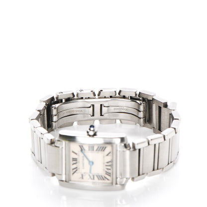 Cartier Stainless Steel 20mm Tank Francaise Quartz Watch 5 of 8