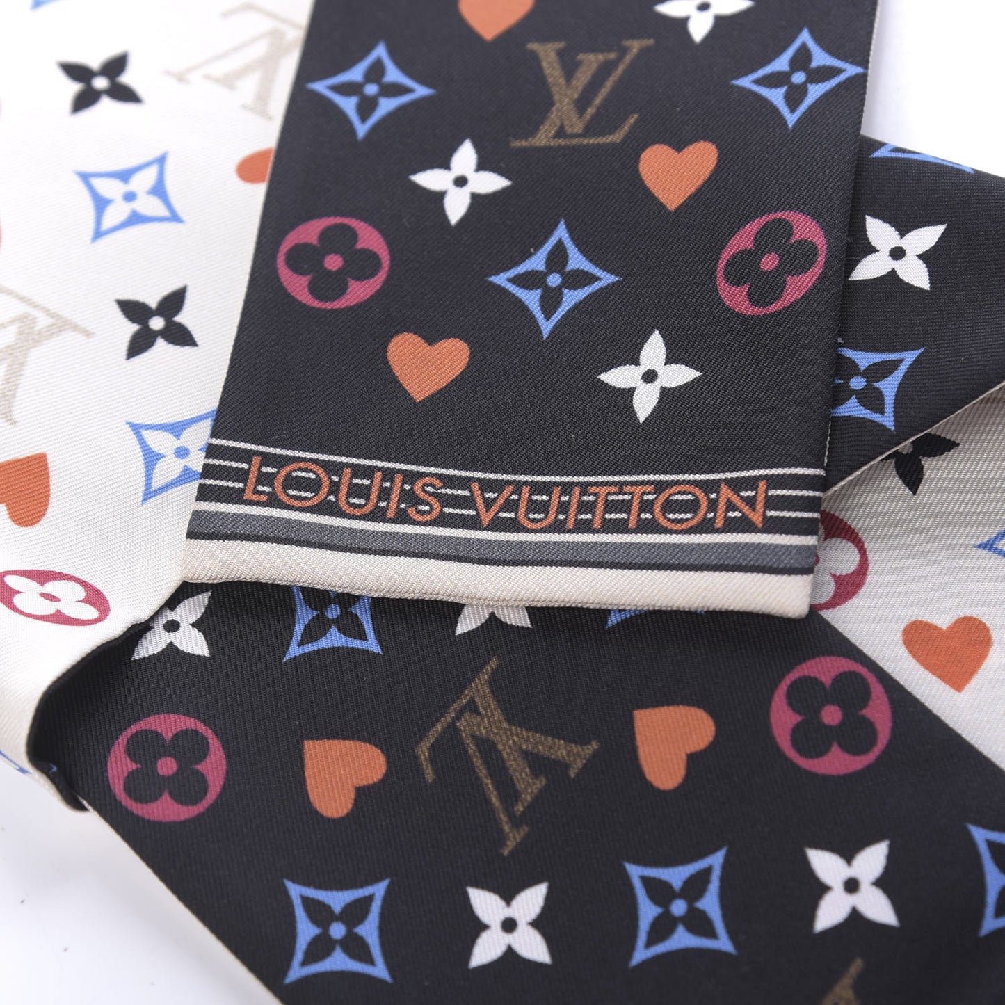 Silk Game On Bandeau Black White