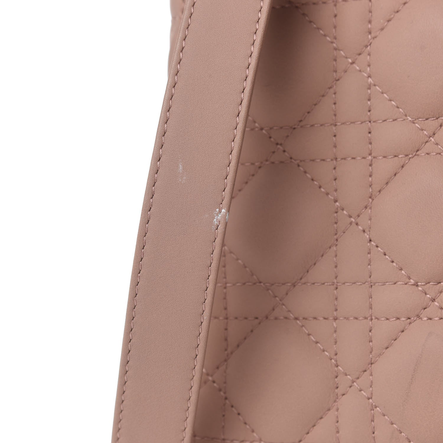 Christian Dior Ultra Matte Calfskin Cannage Medium Lady Dior Beige 12 of 16