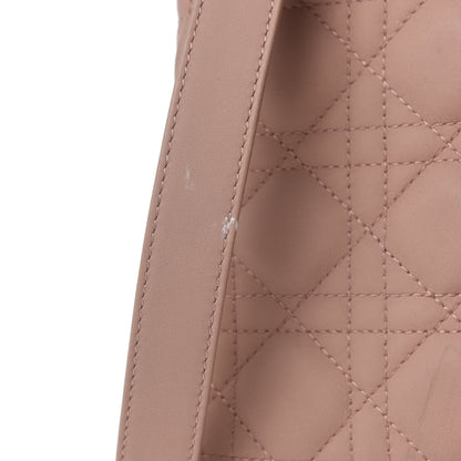 Christian Dior Ultra Matte Calfskin Cannage Medium Lady Dior Beige 12 of 16