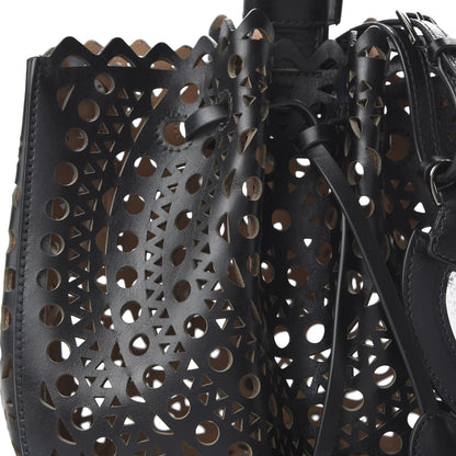 Alaia Lux Calfskin Vienne Rose-Marie 19 Bag Black 9 of 9