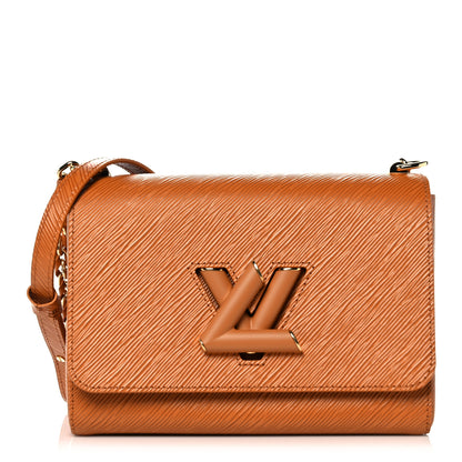 Louis Vuitton Epi Twist Shoulder Bag MM Gold Miel 3 of 12
