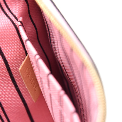 Louis Vuitton Monogram Neverfull MM GM Pochette Sugar Pink 7 of 7