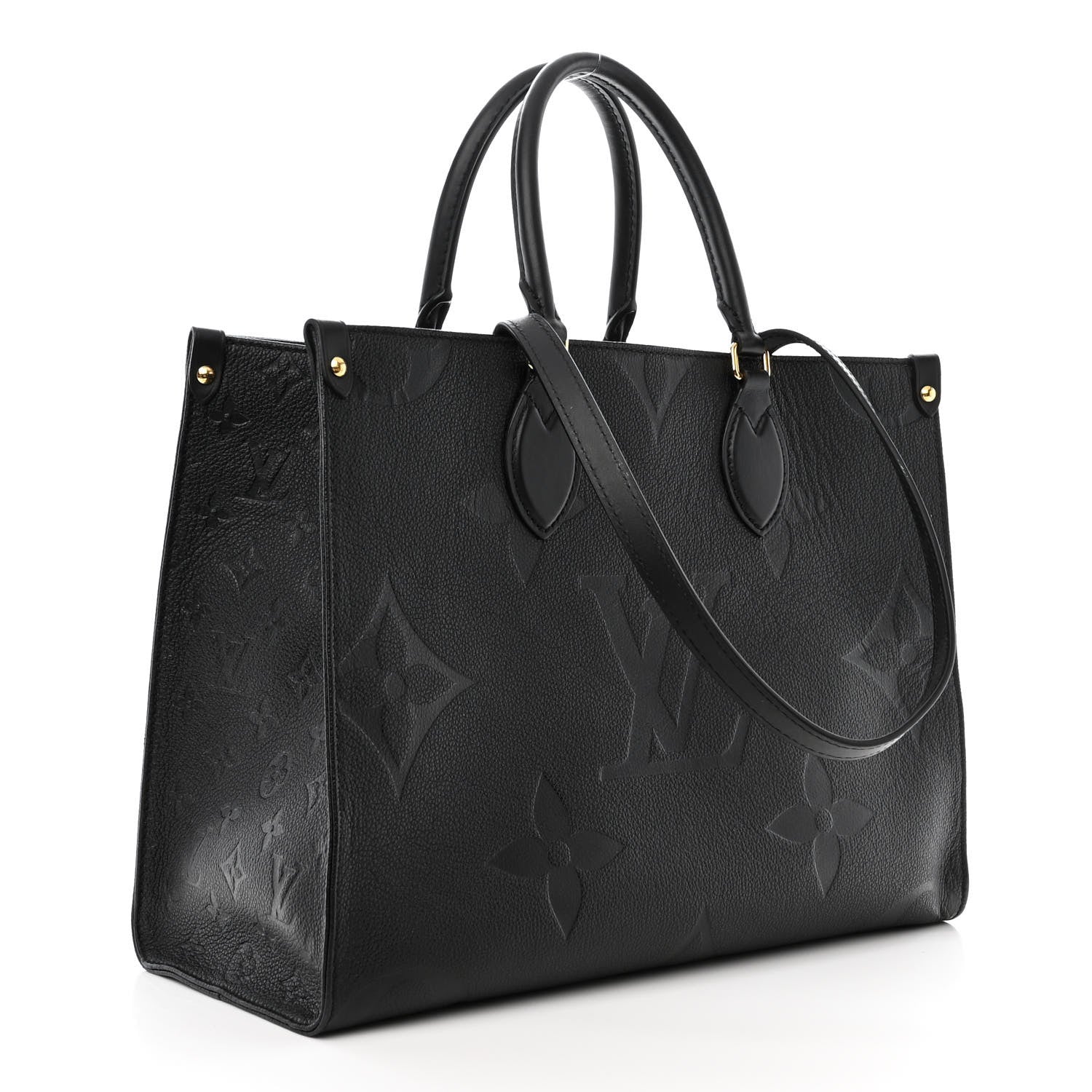 Louis Vuitton Empreinte Monogram Giant Onthego MM Black 3 of 11