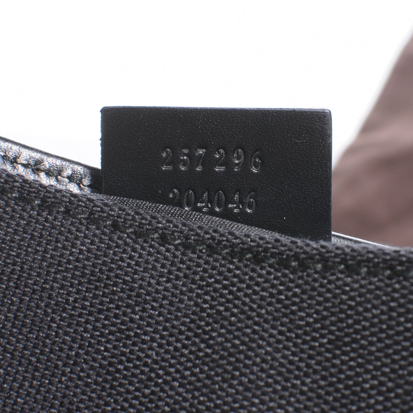 Canvas Signature Shoulder Bag Black