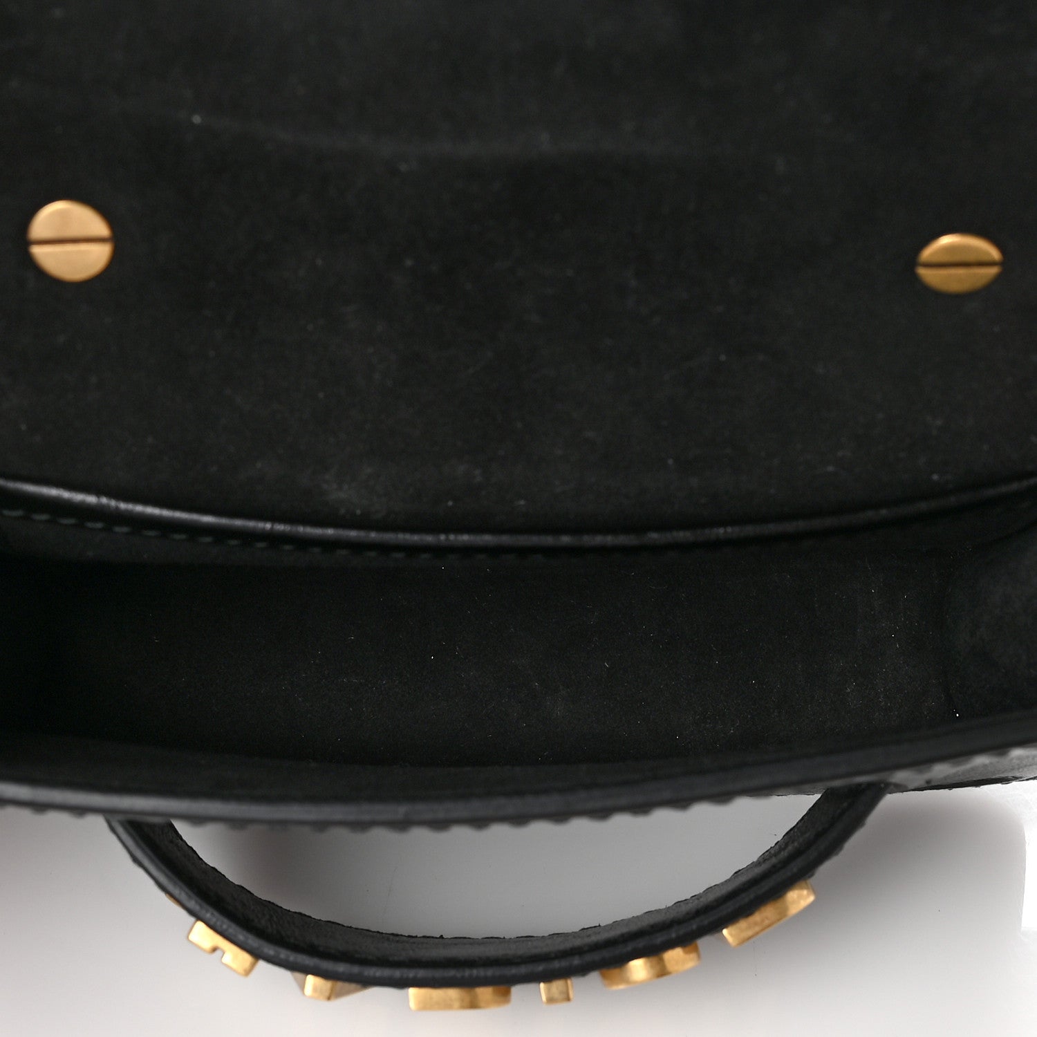 Christian Dior Crinkled Calfskin Mini J'Adior Chain Flap Bag Black 5 of 8