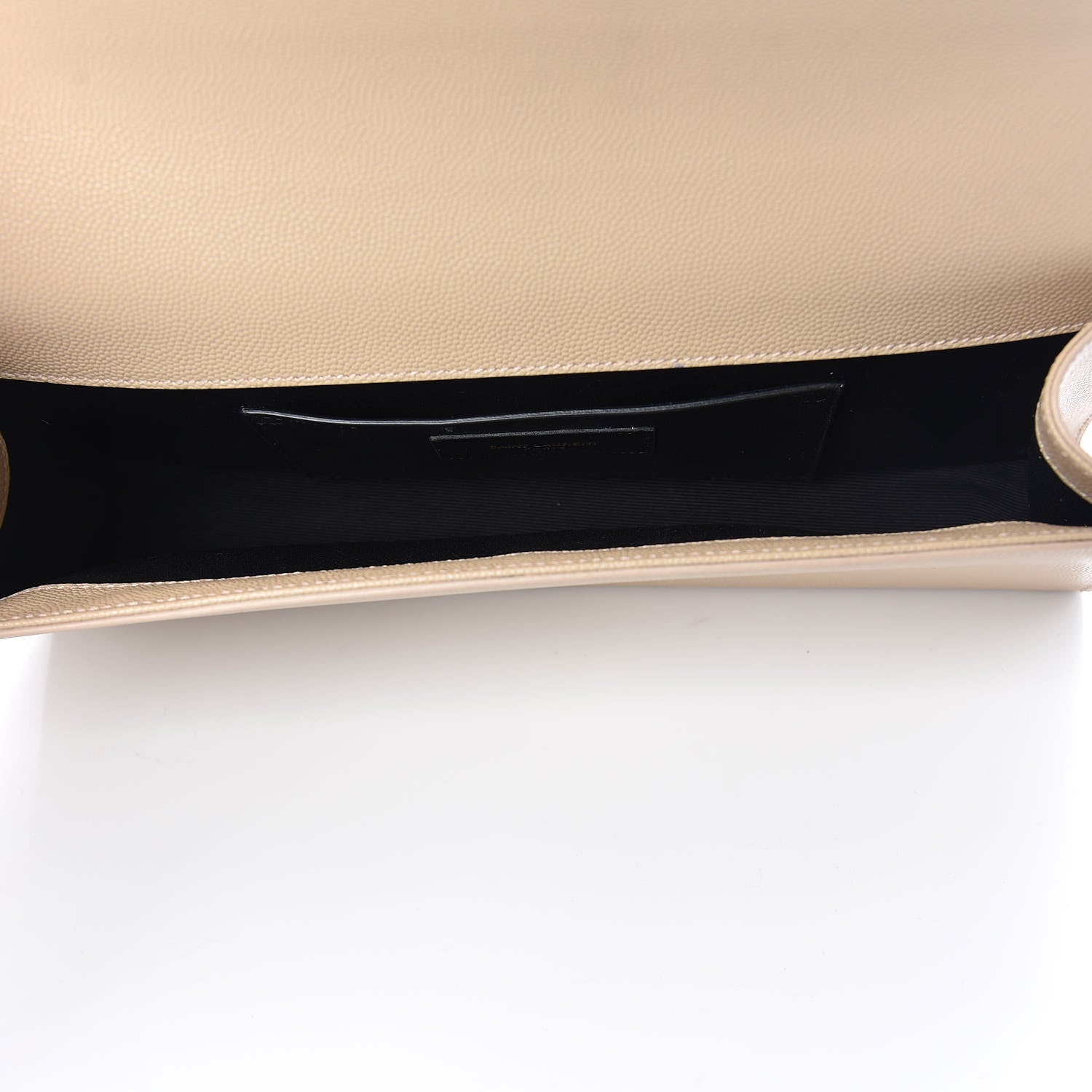 Saint Laurent Grain De Poudre Classic Monogram Cassandre Clutch Nude 6 of 7