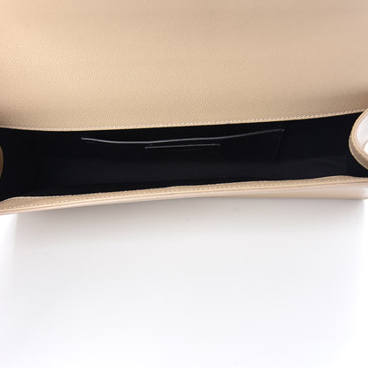 Saint Laurent Grain De Poudre Classic Monogram Cassandre Clutch Nude 6 of 7