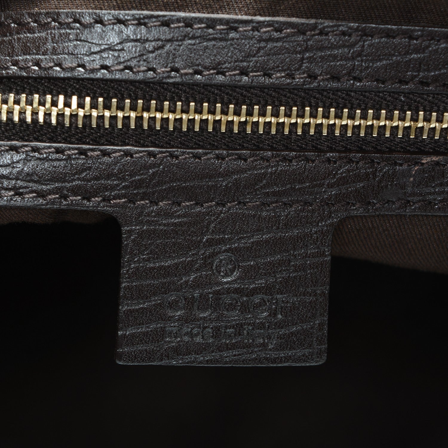 Gucci Monogram Medium Horsebit Chain Hobo Dark Brown 6 of 7