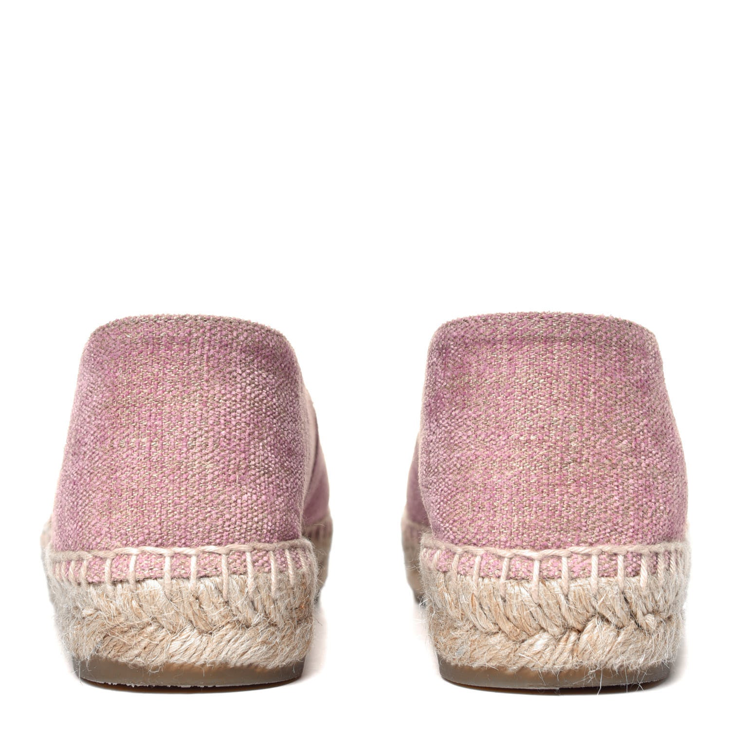 Chanel Toile Sequin CC Espadrilles 38 Pink Dark Pink 5 of 6