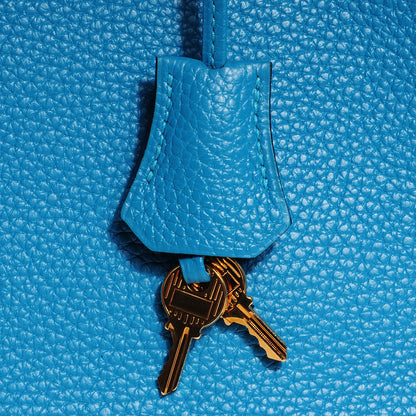 Hermes Togo Birkin 35 Turquoise 13 of 24