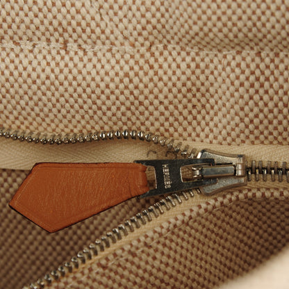 Hermes Cotton Canvas Tout Fourre PM Brown 2 of 10