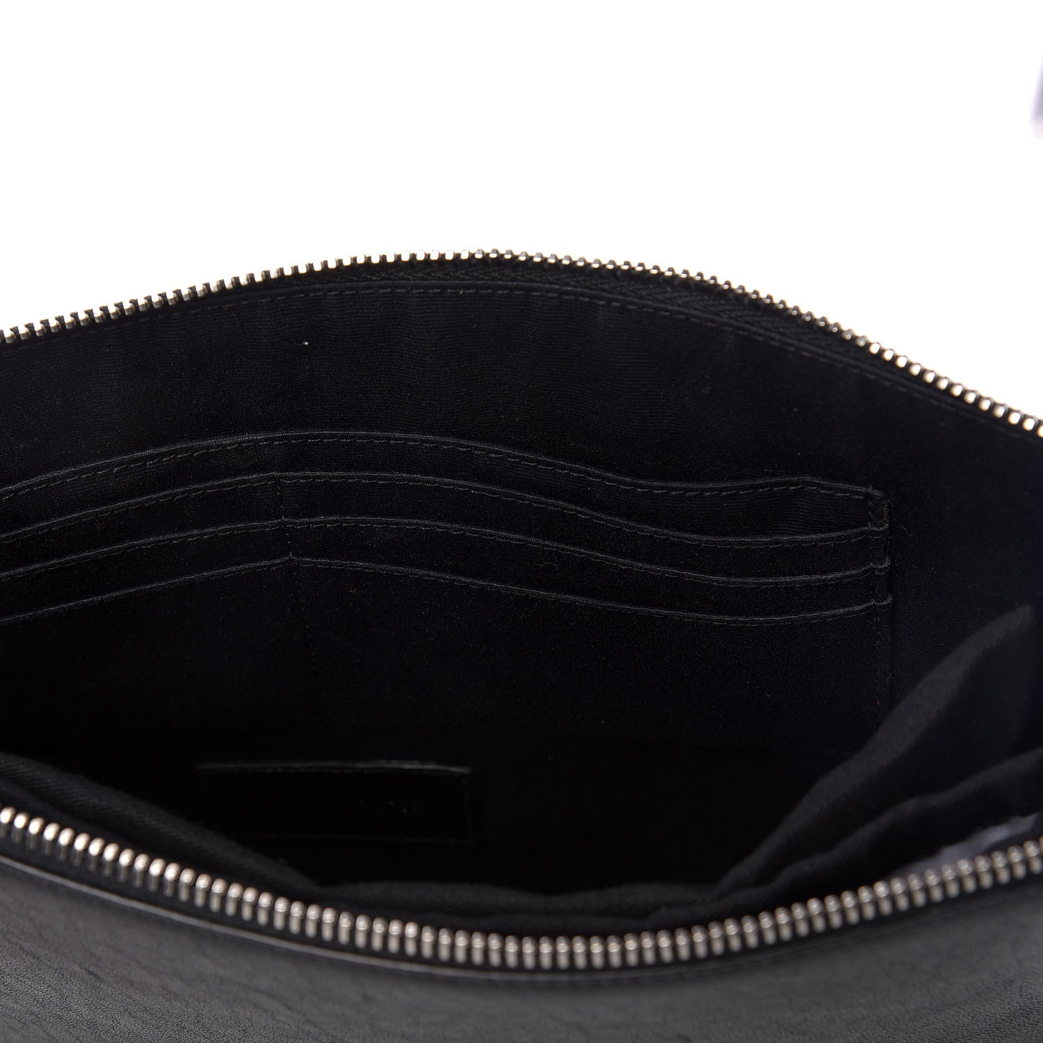 Saint Laurent Calfskin Star Rider iPad Pouch Black 5 of 10