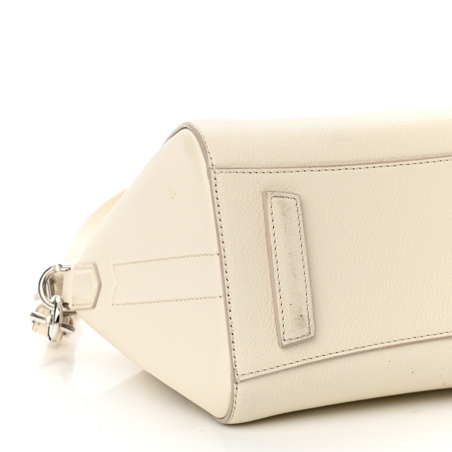 Sugar Goatskin Mini Antigona Off White