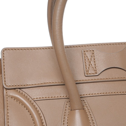 Celine Smooth Calfskin Mini Luggage Taupe 6 of 8