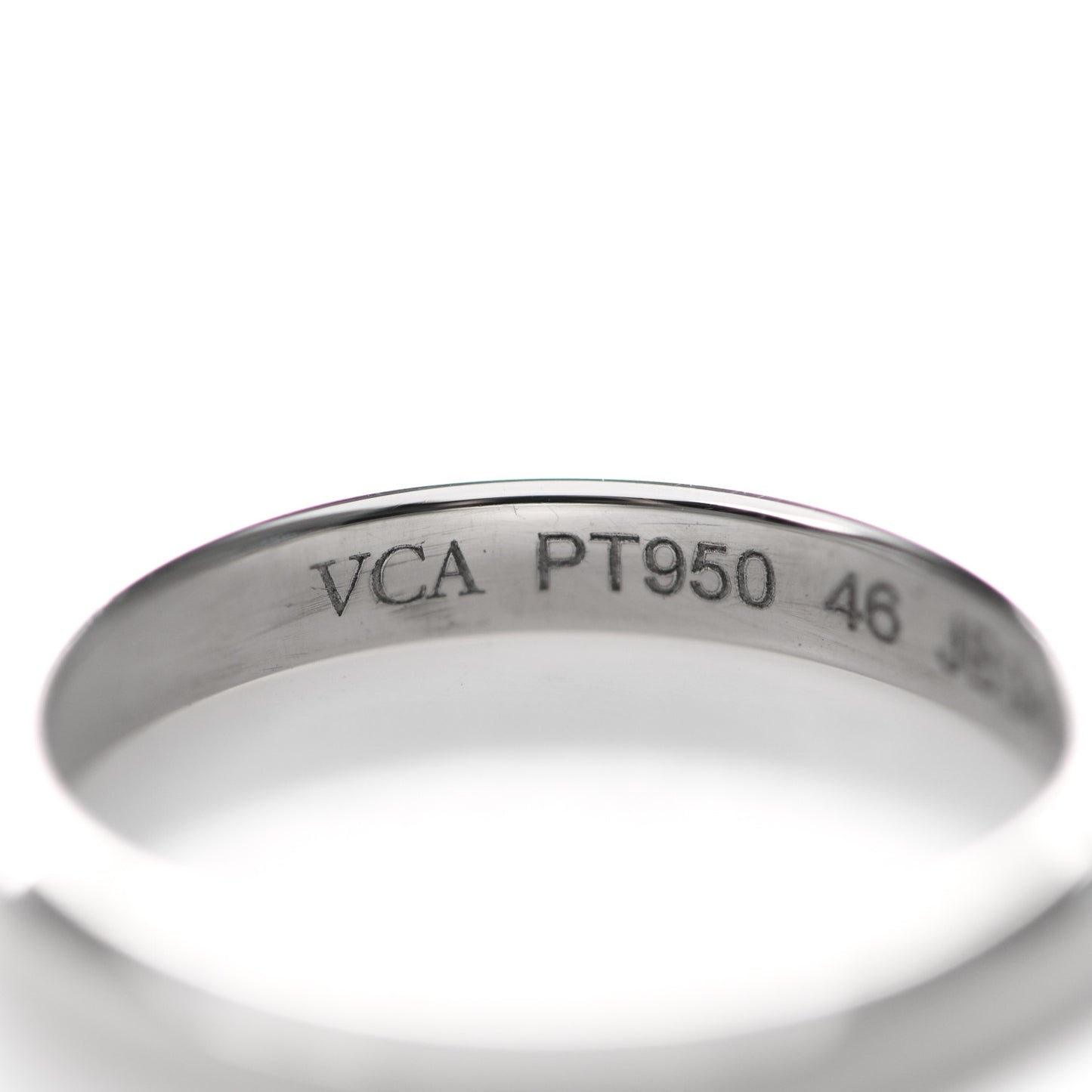 Platinum 2.5mm Toujours Wedding Band Ring 46 3.75