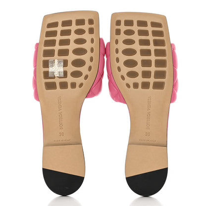 Bottega Veneta Nappa Matelasse Padded Flat Sandals 38 Azalea 5 of 11