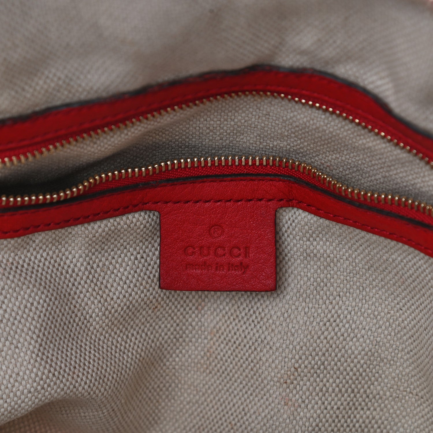 Gucci Cellarius Calfskin Medium Soho Bowler Tabasco 6 of 9