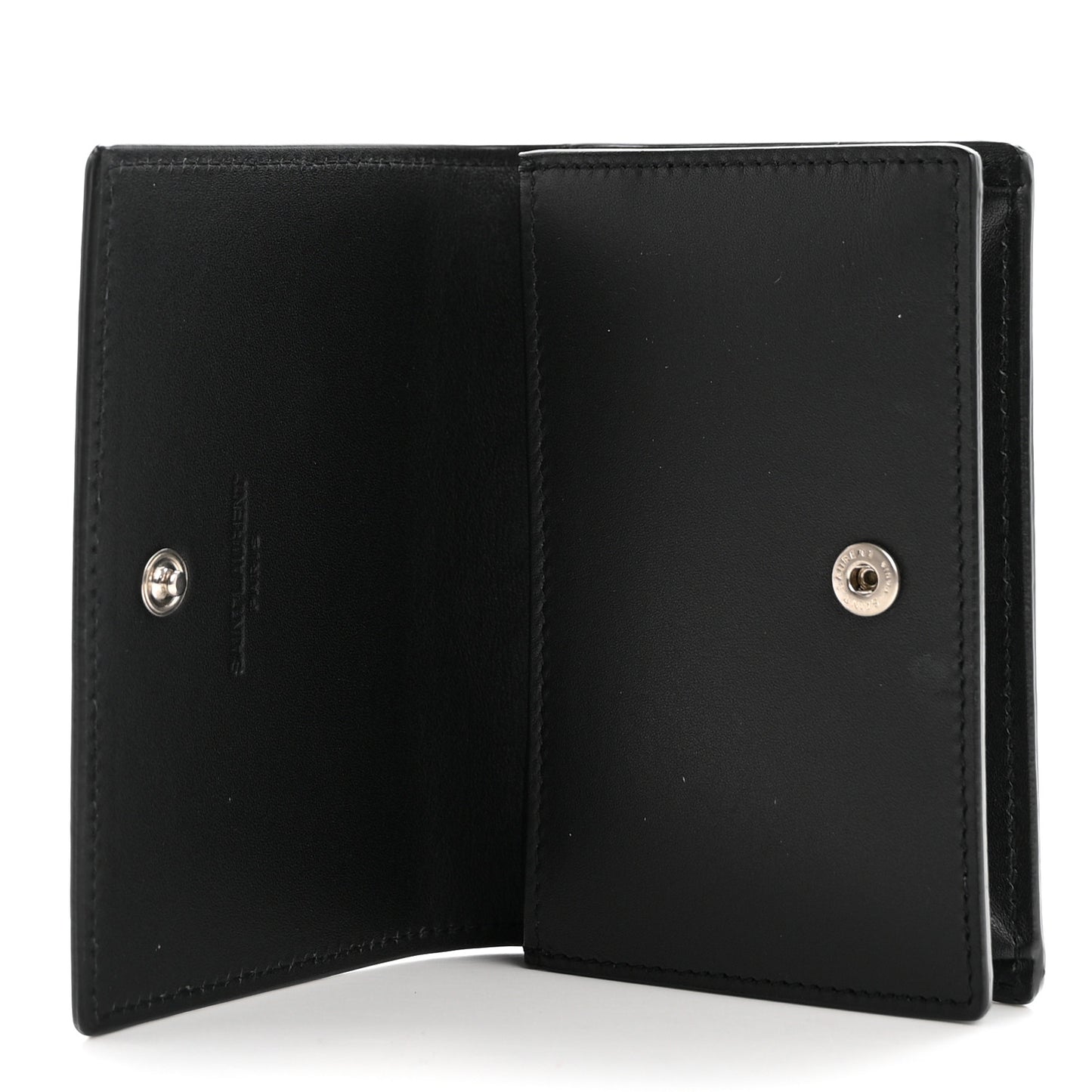 Calfskin Crocodile Embossed Business Card Case Black