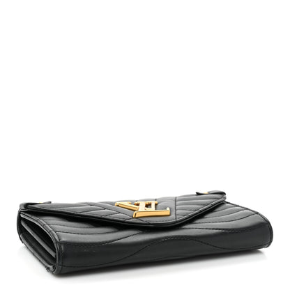 Louis Vuitton Calfskin New Wave Long Wallet Black 4 of 12