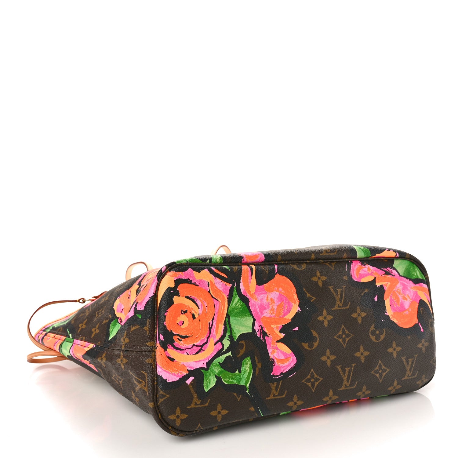 Louis Vuitton LOUIS VUITTON Monogram Roses Neverfull MM 4 of 9