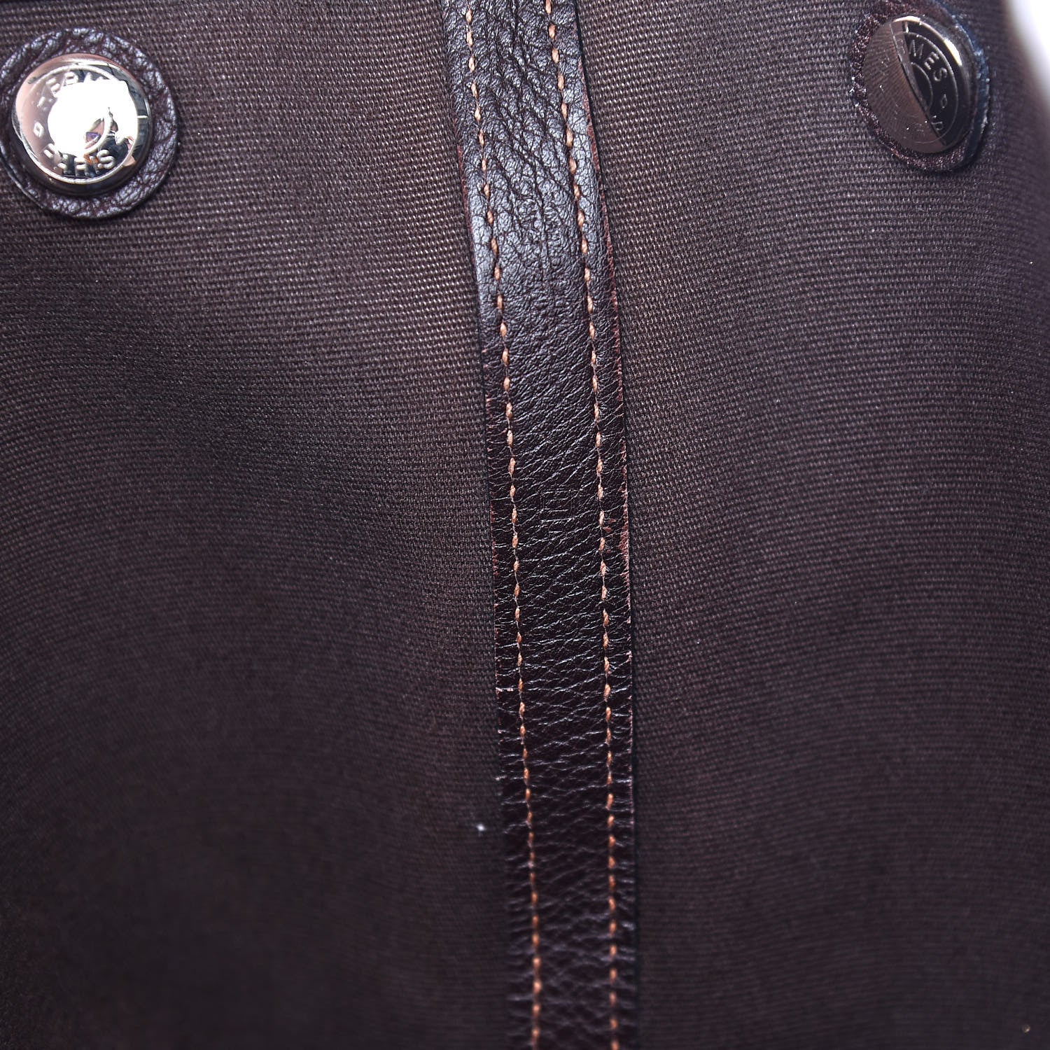 Hermes Toile Negonda Garden Party Tote 36 MM Chocolate 7 of 17
