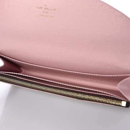 Louis Vuitton Damier Ebene Caissa Wallet Rose Ballerine 5 of 7