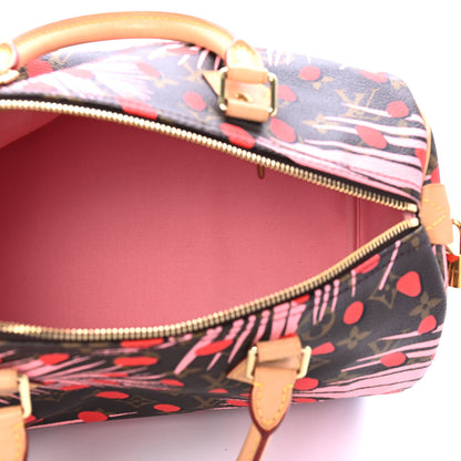 Louis Vuitton Monogram Jungle Dots Speedy 30 Sugar Pink Poppy 5 of 9