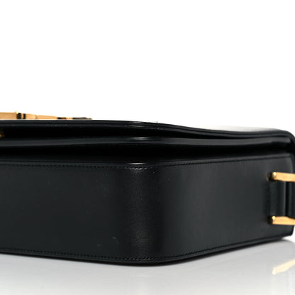 Saint Laurent Smooth Calfskin Medium Classic Monogram Universite Bag Black 8 of 8