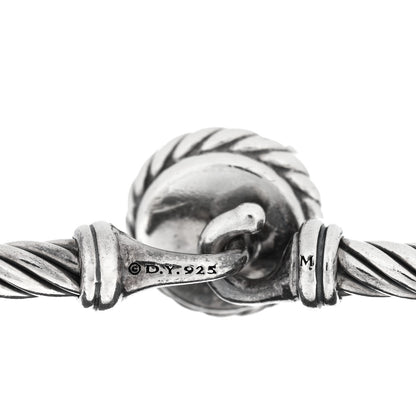 David Yurman Sterling Silver Pearl 3mm Chatelaine Bracelet 3 of 3