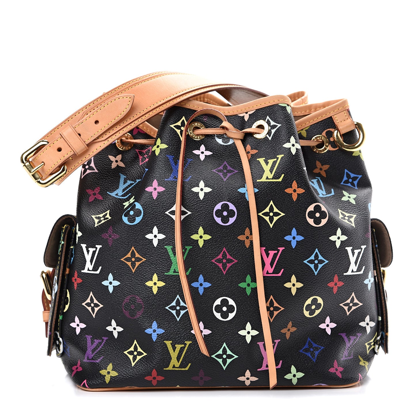 Monogram Multicolor Petit Noe Black