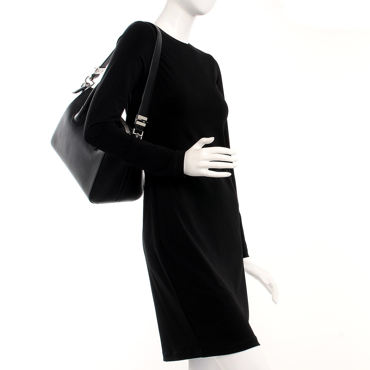 Sugar Goatskin Small Antigona Black