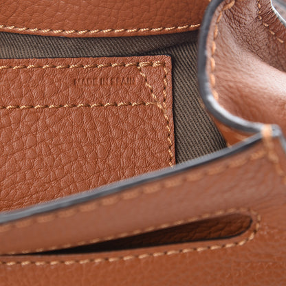 Chloe Calfskin Mini Marcie Round Crossbody Bag Tan 7 of 9