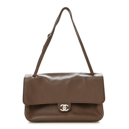 Chanel Grained Calfskin Small Souplissimo Maxi Flap Light Brown 1 of 11