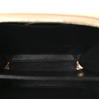 Chanel Caviar Quilted Small CC Filigree Vanity Case Beige Black 5 of 11