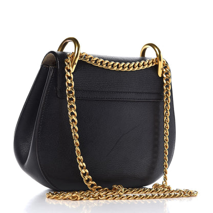 Chloe Grained Lambskin Drew Shoulder Bag Black 3 of 7