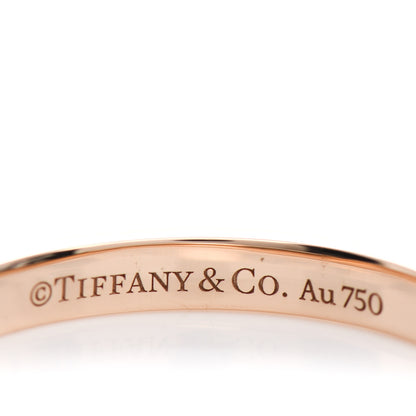 Tiffany 18K Rose Gold Atlas X Closed Narrow Ring 62 10 4 of 4