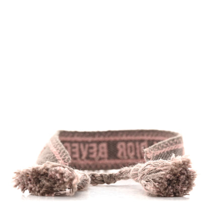Christian Dior Woven Cotton J'Adior Friendship Bracelet Pink Multicolor 3 of 4